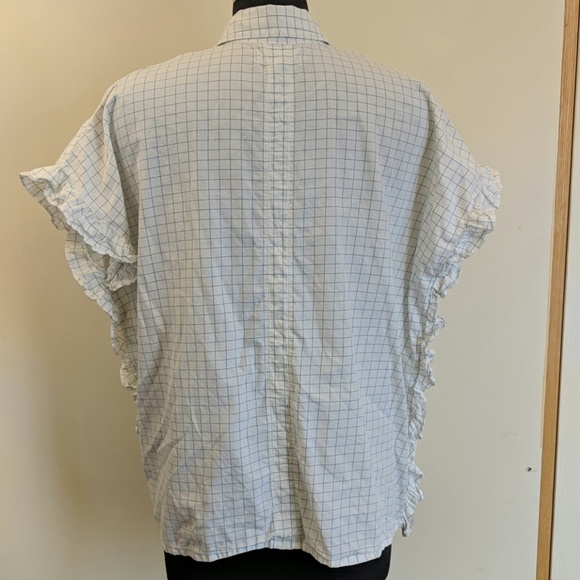 Madewell Ruffled Button-Down - Picture 3 of 5